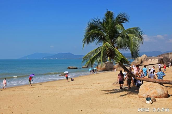 海南赋,南海明珠,椰风海韵画卷展